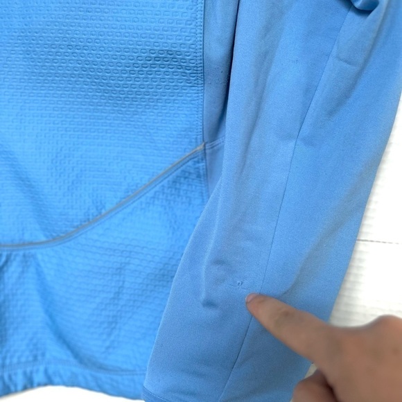 Nike Sphere Pro blue zip jacket coat large women blue Adjustable Waist Reflect - Picture 8 of 8